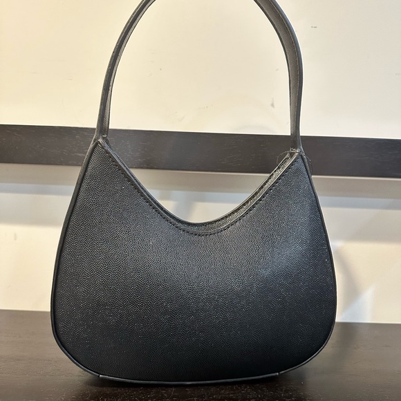 Karl Lagerfeld Paris Desi Small Black Leather Hobo - Picture 4 of 10